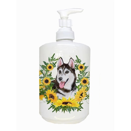 Carolines Treasures Siberian Husky No.2 Ceramic Soap Dispenser CK2904SOAP